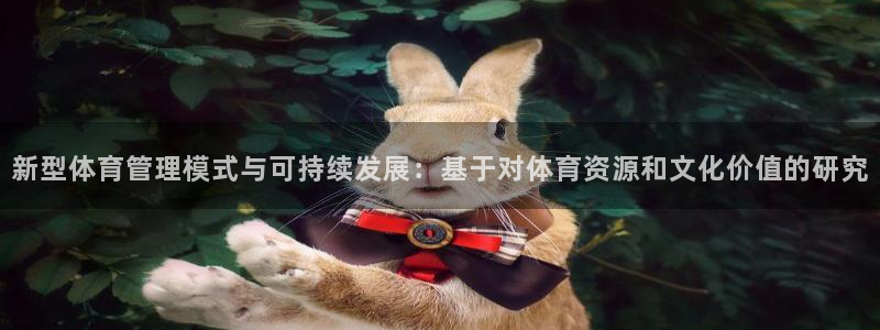 必一体育没了：新型体育管理模式与可持续发展：基于对体育资源和
